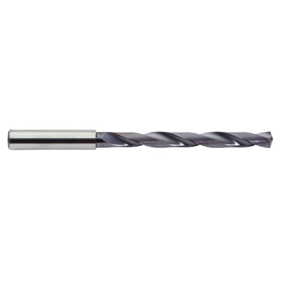 Picture of M.A. Ford 2XDCL3228A Deep Hole Over 8Xd Coolant Thru Carbide 140° - 142° 0.322 Dia 0.393 Shank 5.000 OAL 2 Flute 3.149 Flute Length Carbide AlTiN